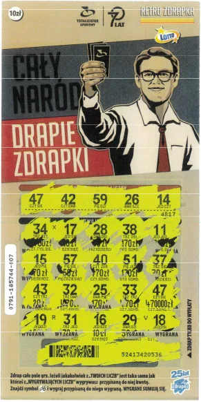 Zdrapka CAŁY NARÓD DRAPIE ZDRAPKI