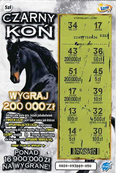 Zdrapka CZARNY KOŃ