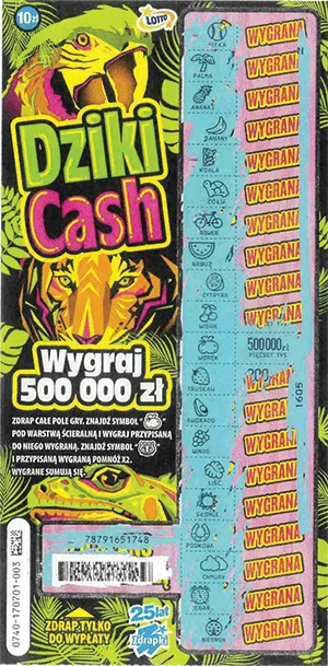 Zdrapka DZIKI CASH