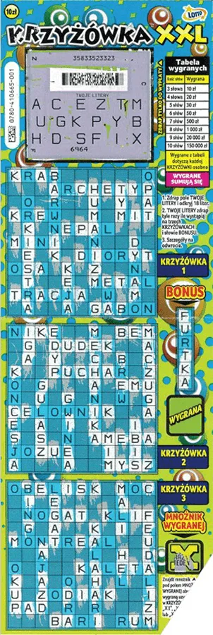 Zdrapka KRZYŻÓWKA XXL