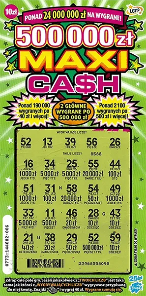 Zdrapka MAXI CASH