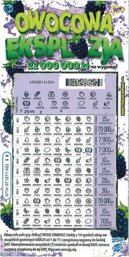 Zdrapka OWOCOWA EKSPLOZJA