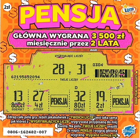 Zdrapka PENSJA