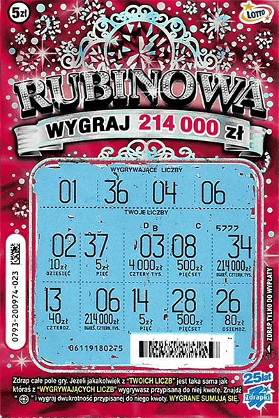 Zdrapka RUBINOWA