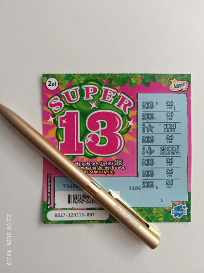 Zdrapka SUPER 13