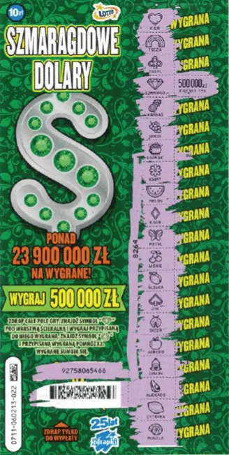 Zdrapka SZMARAGDOWE DOLARY