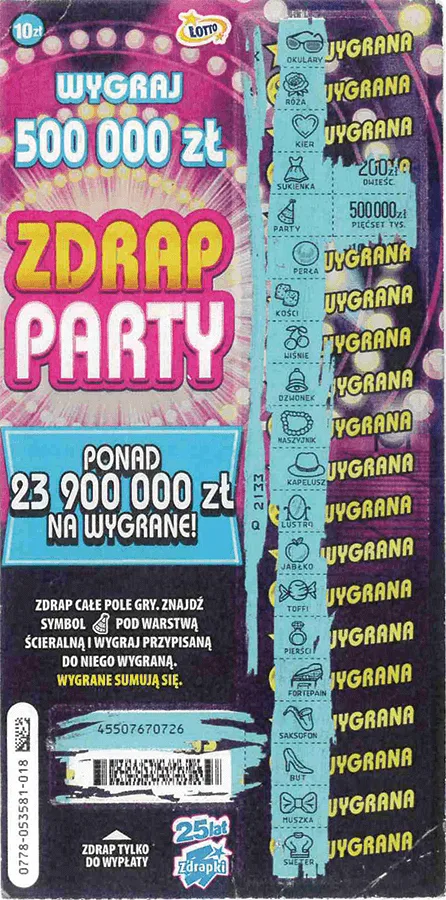 Zdrapka ZDRAP PARTY